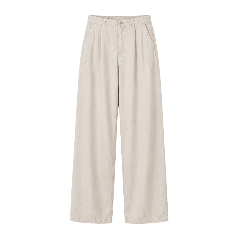 Minimal Wide Leg Trousers