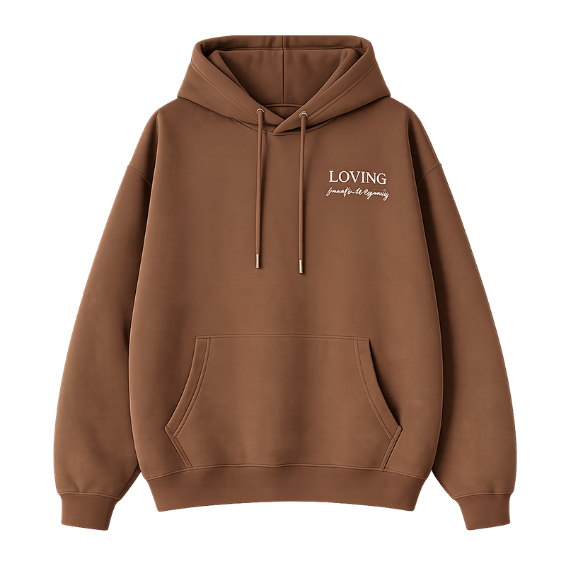 Premium Brown Oversized Hoodie