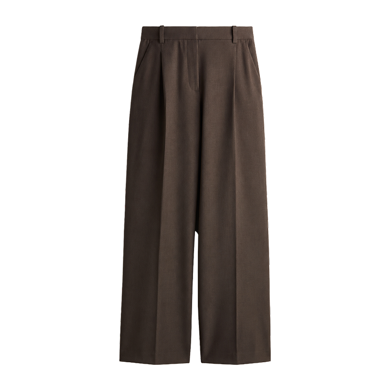 Relaxed Fit Pleated Trousers
