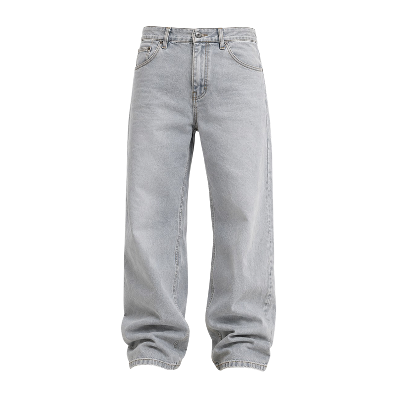 Washed Grey Jogger Jeans